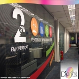 adesivo personalizado para vidro á venda Rio Pequeno