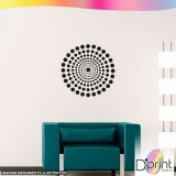 adesivo personalizado redondo Santa Efigênia