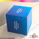 comunicação visual cubo promocional São Caetano